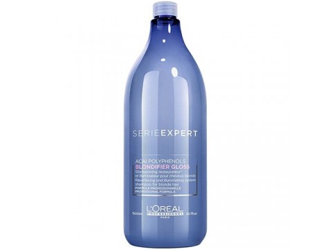 LOREAL  Blizgesio Suteikiantis Šampūnas Serie Expert Blondifier Gloss Shampoo 1500ml